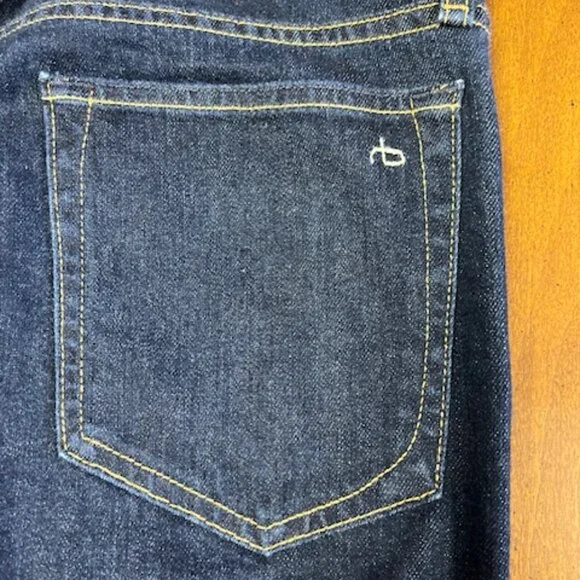 Rag & Bone Dark Blue Denim Jeans Fit 1 Mens - Picture 7 of 10